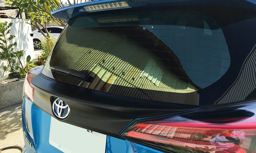 創新立體碳纖紋真空成型飾板研發完成，正式供貨Toyota配件體系車美仕公司。